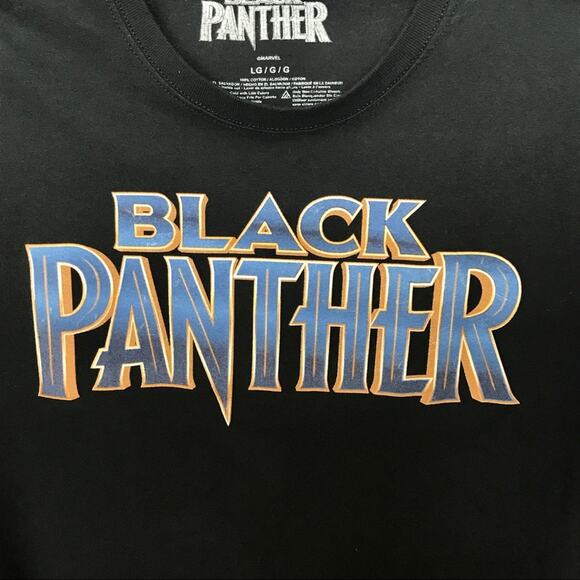 Marvel Other - Marvel Black Panther Black Graphic Tee Shirt Large